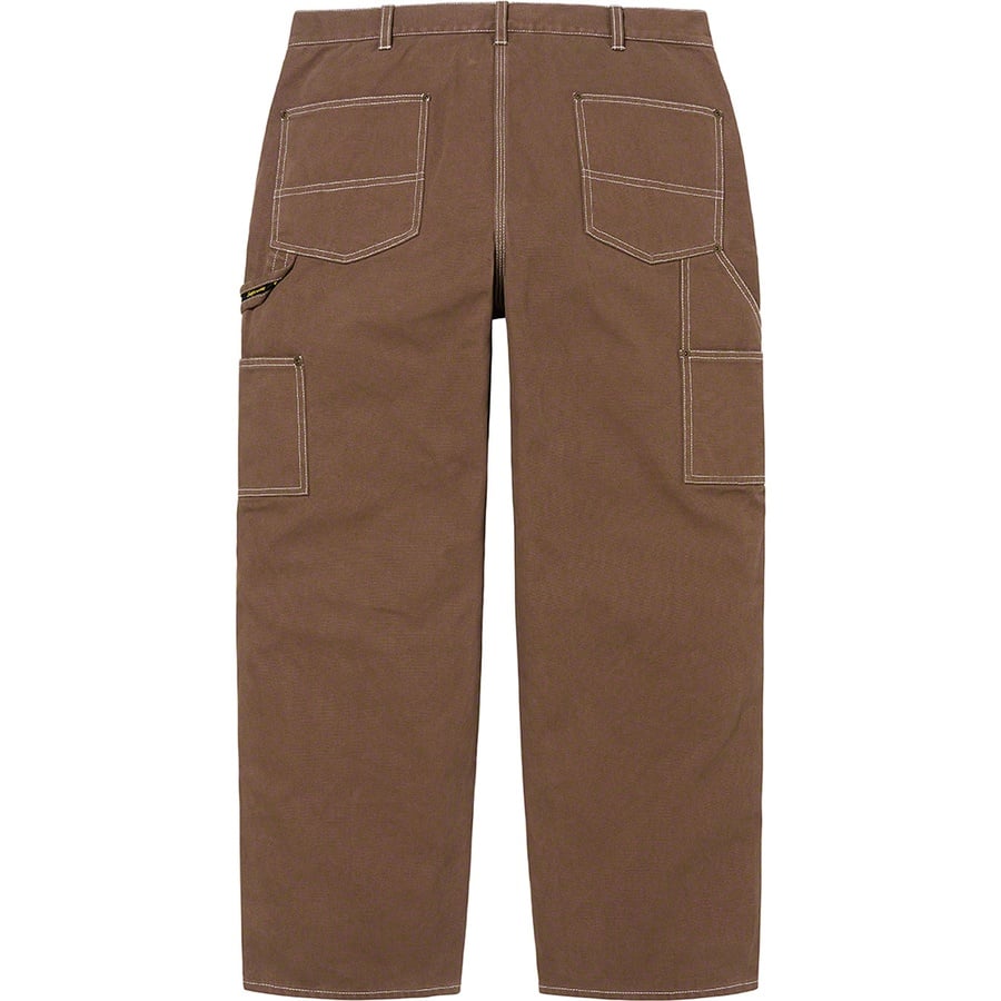 Details on Double Knee Canvas Painter Pant Brown from spring summer
                                                    2022 (Price is $158)