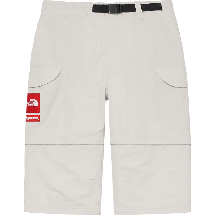 Details on Supreme The North Face Trekking Zip-Off Belted Pant Stone from spring summer
                                                    2022 (Price is $198)