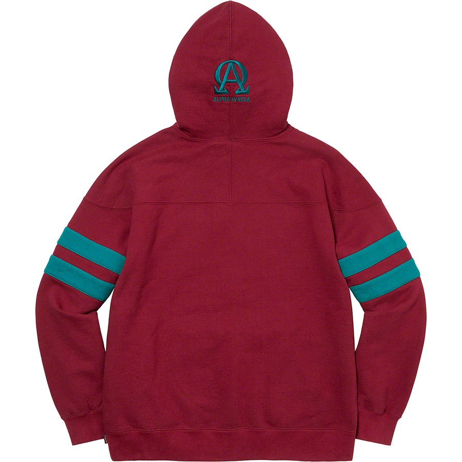 Details on US-NY Hooded Sweatshirt Cardinal from fall winter
                                                    2022 (Price is $168)