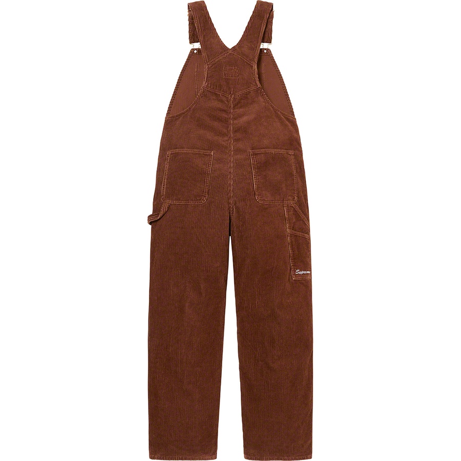 Details on Supreme Dickies Corduroy Overalls Brown from fall winter
                                                    2022 (Price is $168)
