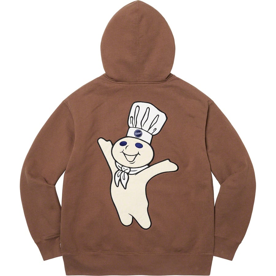 Details on Doughboy Zip Up Hooded Sweatshirt Brown from fall winter
                                                    2022 (Price is $178)