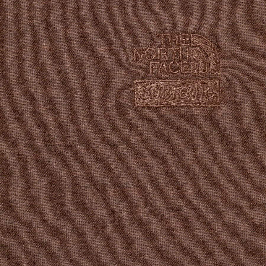 Details on Supreme The North Face Pigment Printed L S Top Brown from fall winter
                                                    2022 (Price is $68)
