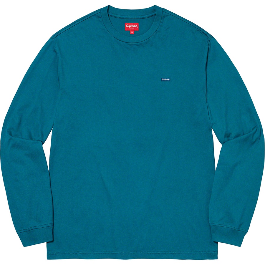 Details on Small Box L S Tee Teal from fall winter
                                                    2022 (Price is $68)