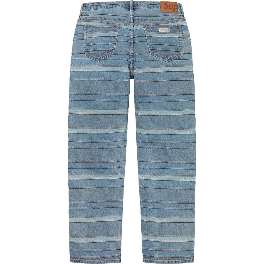 Details on Layered Jean Washed Blue from fall winter
                                                    2022 (Price is $228)