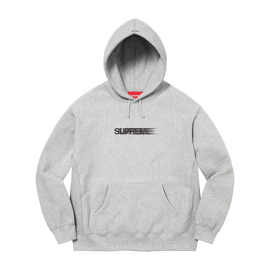 Details on Motion Logo Hooded Sweatshirt Heather Grey from spring summer
                                                    2023 (Price is $158)