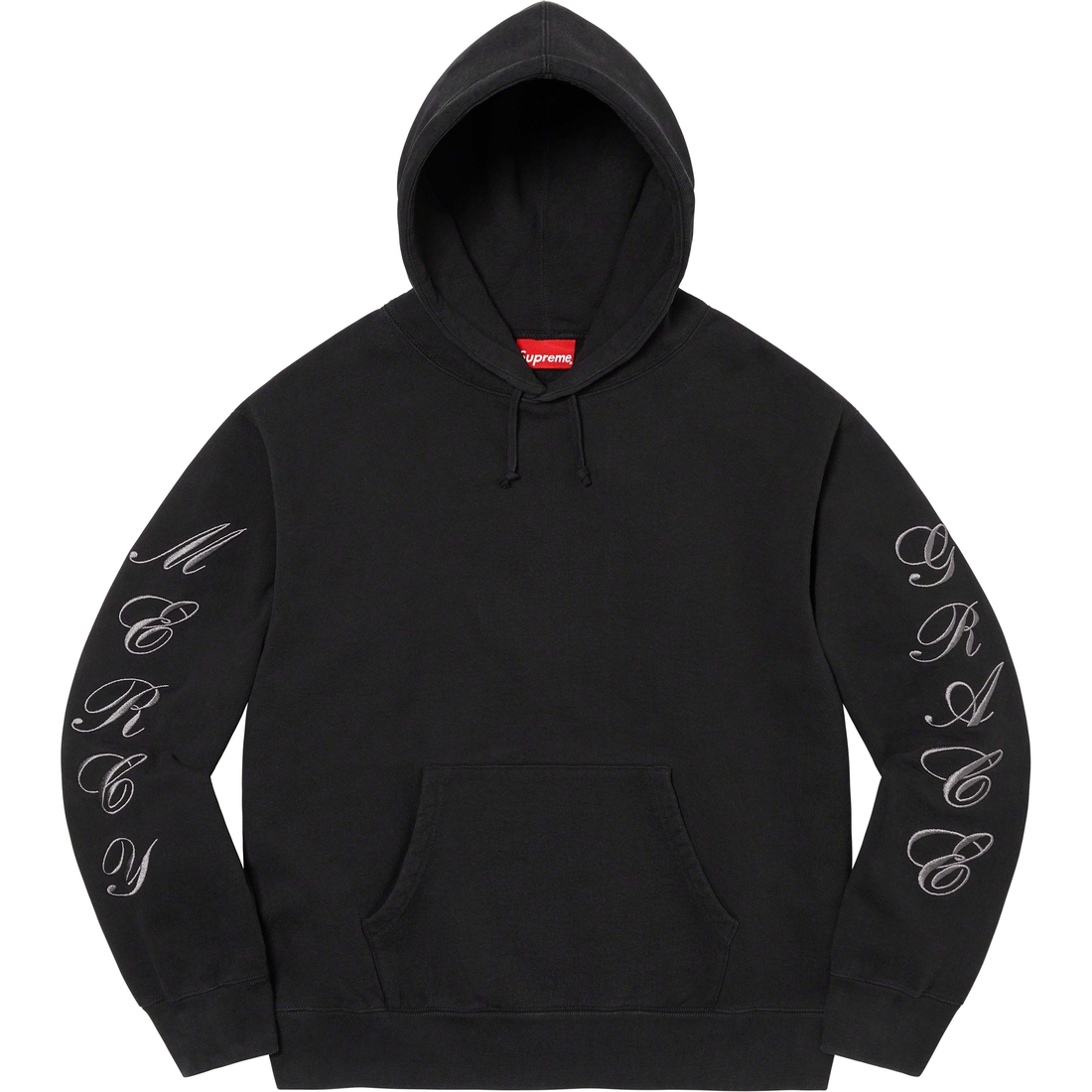 Details on Patches Spiral Hooded Sweatshirt Black from spring summer
                                                    2023 (Price is $178)