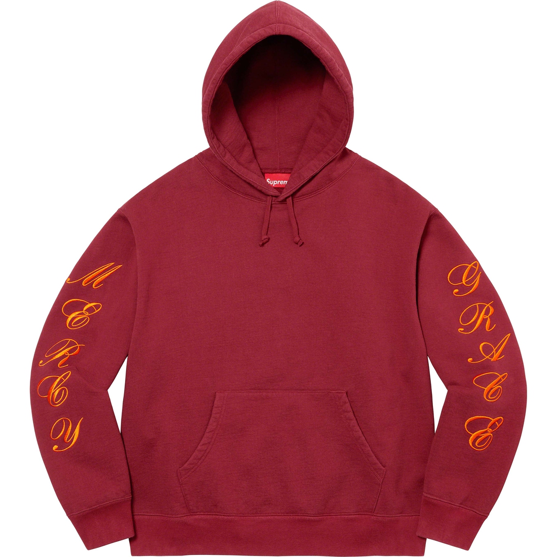 Details on Patches Spiral Hooded Sweatshirt Cardinal from spring summer
                                                    2023 (Price is $178)