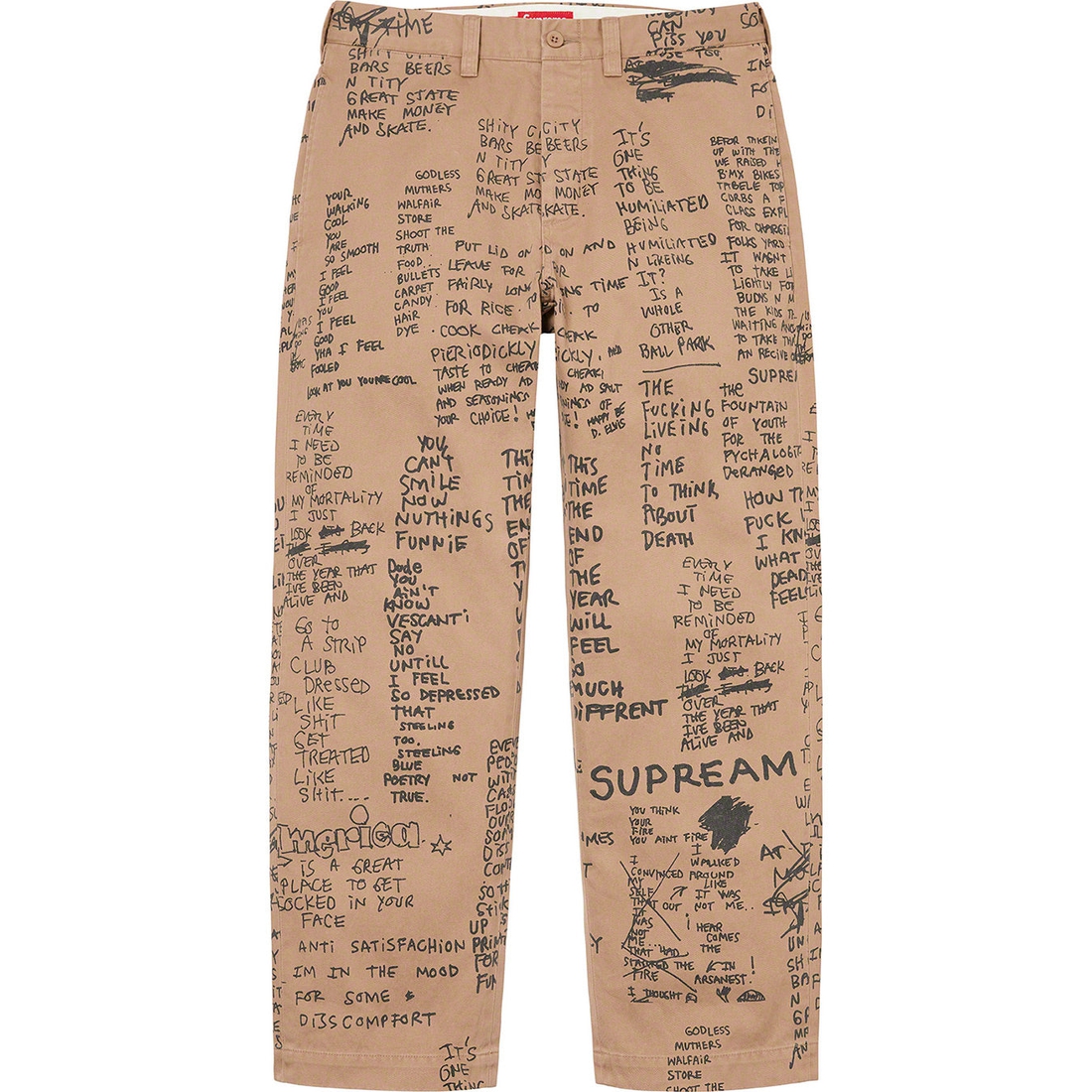 Details on Gonz Poems Chino Pant Khaki from spring summer
                                                    2023 (Price is $168)