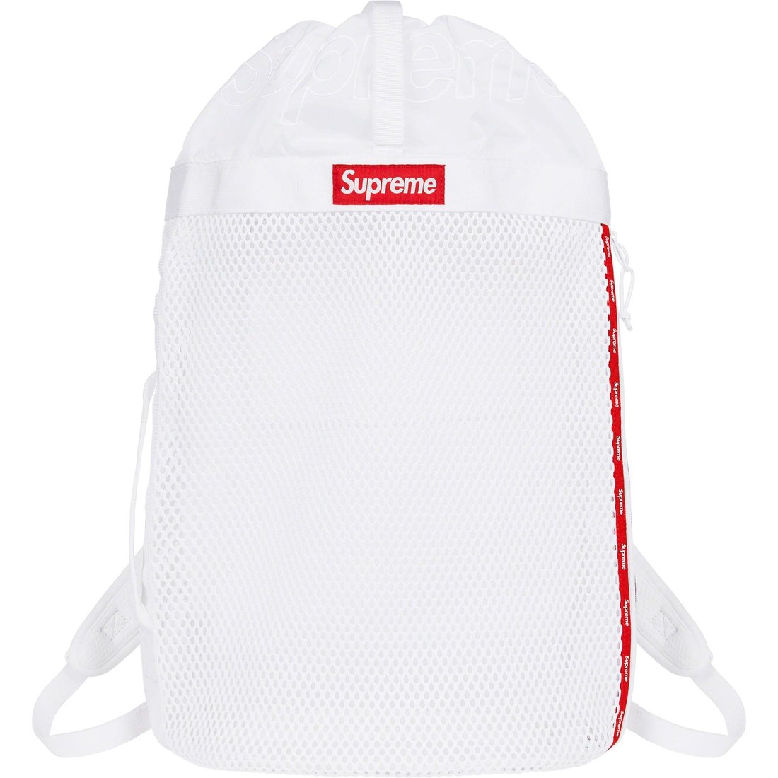 Details on Mesh Backpack White from spring summer
                                                    2023 (Price is $118)