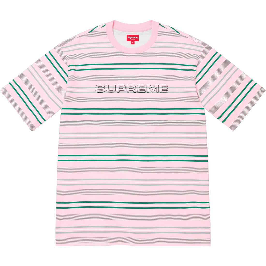 Details on Dash Stripe S S Top Pink from spring summer
                                                    2023 (Price is $88)