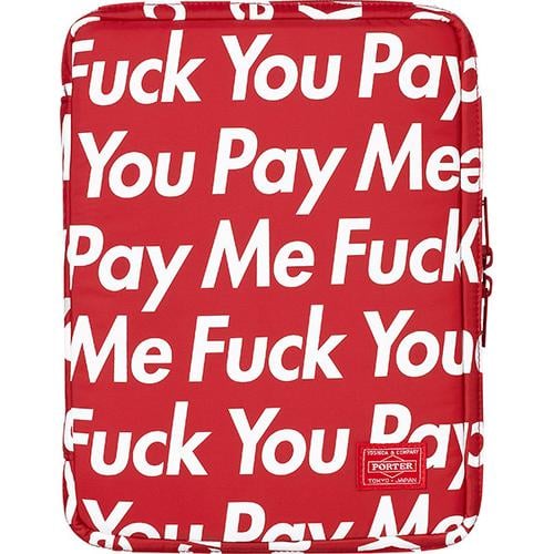 Details on Supreme Porter Ipad Case from fall winter
                                            2012