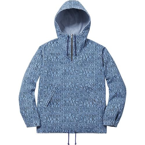 Details on Fuck 'Em All Denim Hooded Pullover None from fall winter
                                                    2015