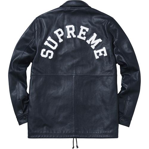 Details on Supreme Champion Leather Coaches Jacket None from fall winter
                                                    2015