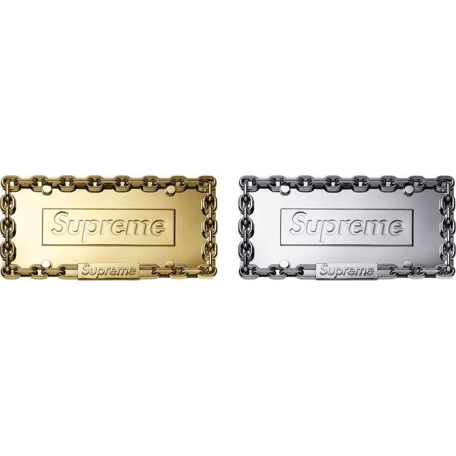 Supreme Chain License Plate Frame releasing on Week 7 for fall winter 2018