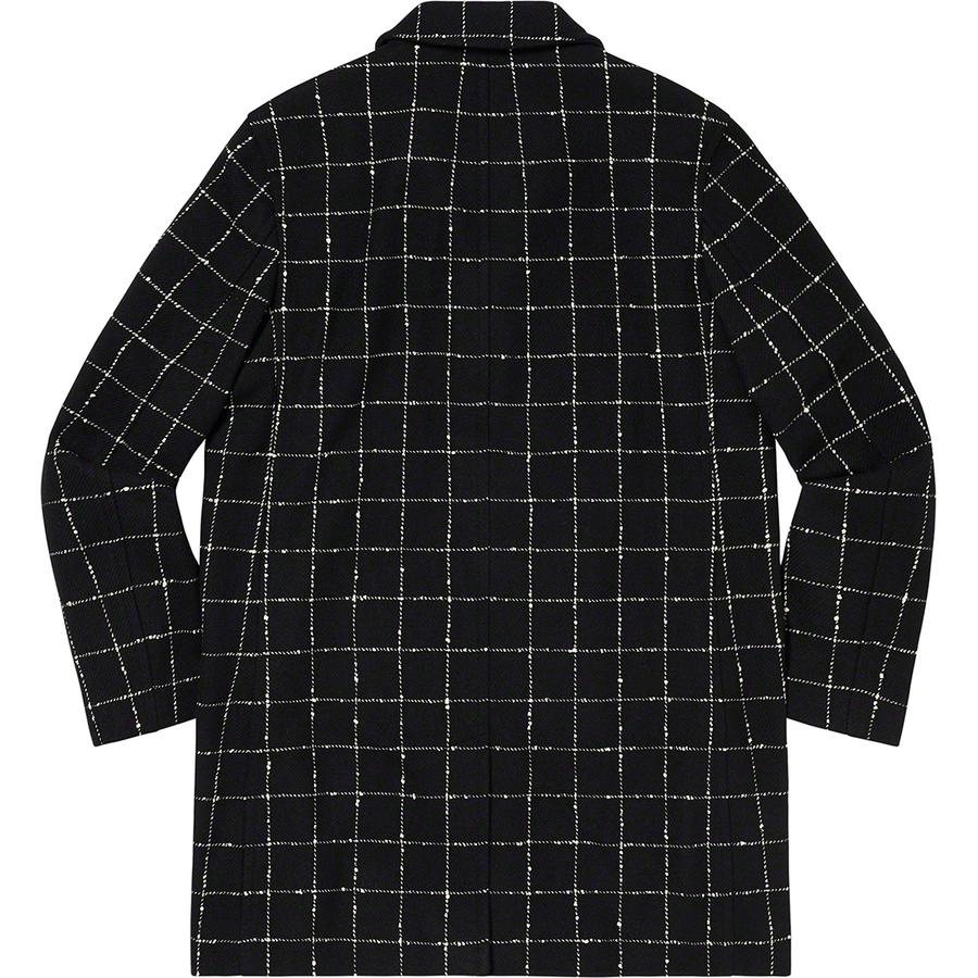 Details on Wool Windowpane Overcoat  from fall winter
                                                    2019 (Price is $568)