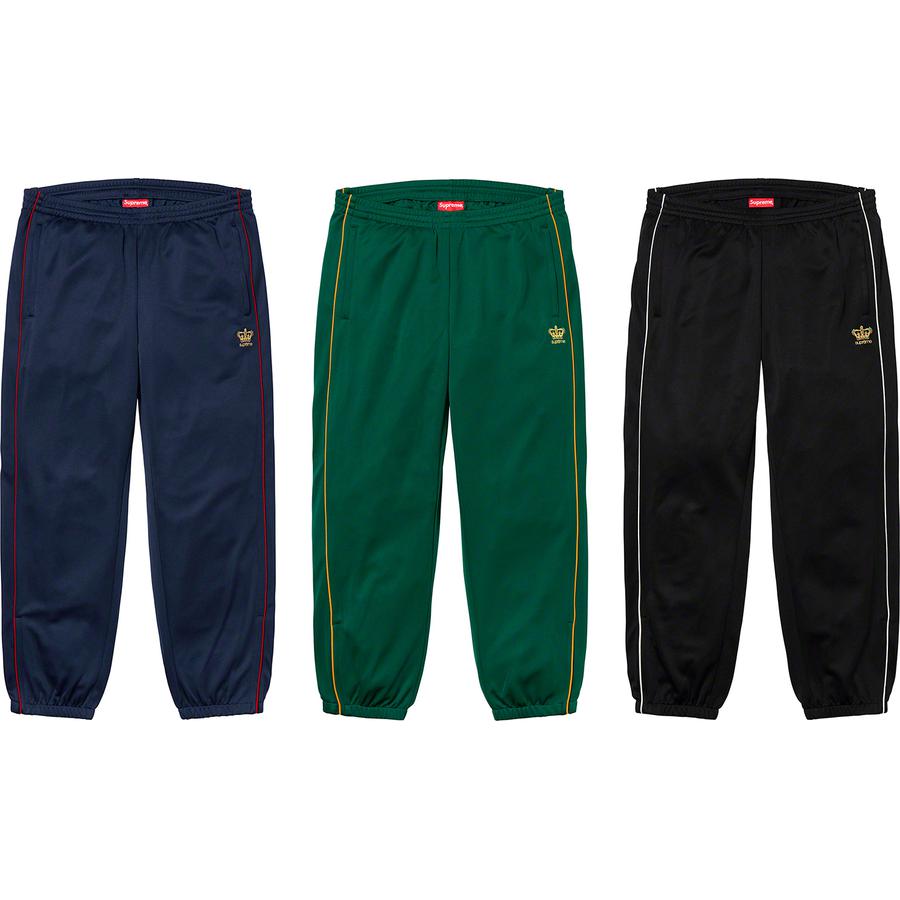 Details on Crown Track Pant from fall winter
                                            2019 (Price is $138)
