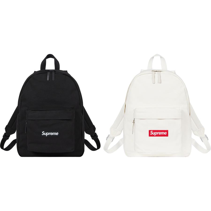 Details on Canvas Backpack from fall winter
                                            2020 (Price is $110)