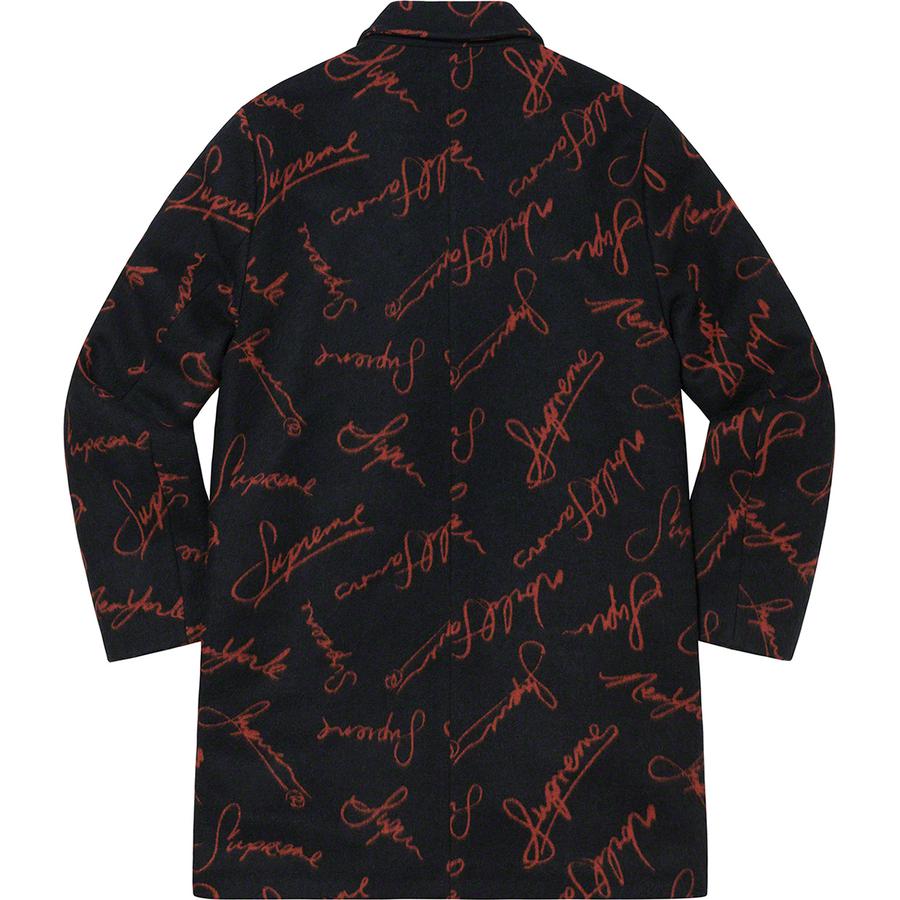 Details on Script Logos Wool Overcoat  from fall winter
                                                    2020 (Price is $558)