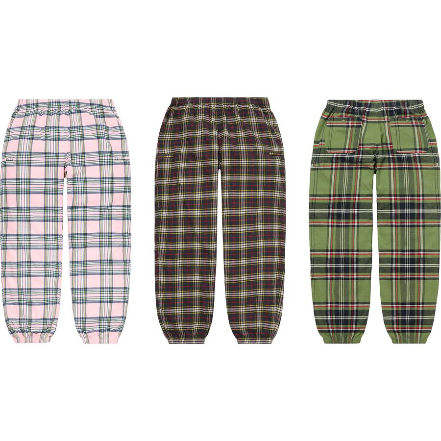 Details on Tartan Flannel Skate Pant from fall winter
                                            2020 (Price is $128)