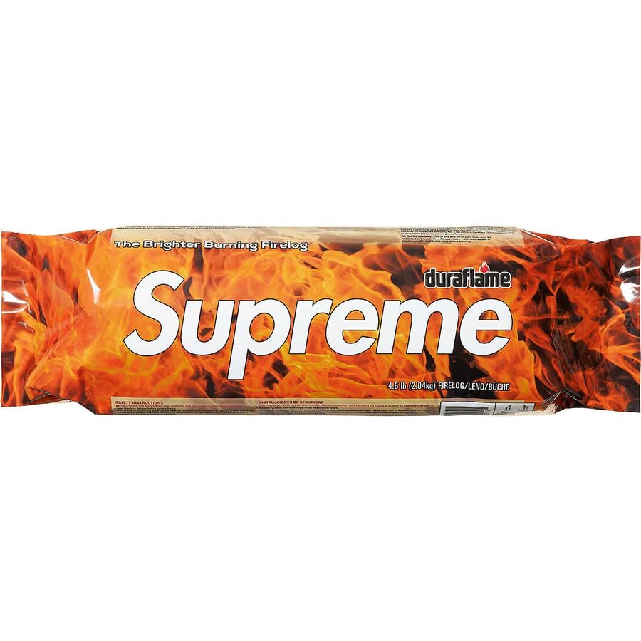 Details on Supreme Duraflame Fire Log (Pack of 6) from fall winter
                                            2021 (Price is $40)