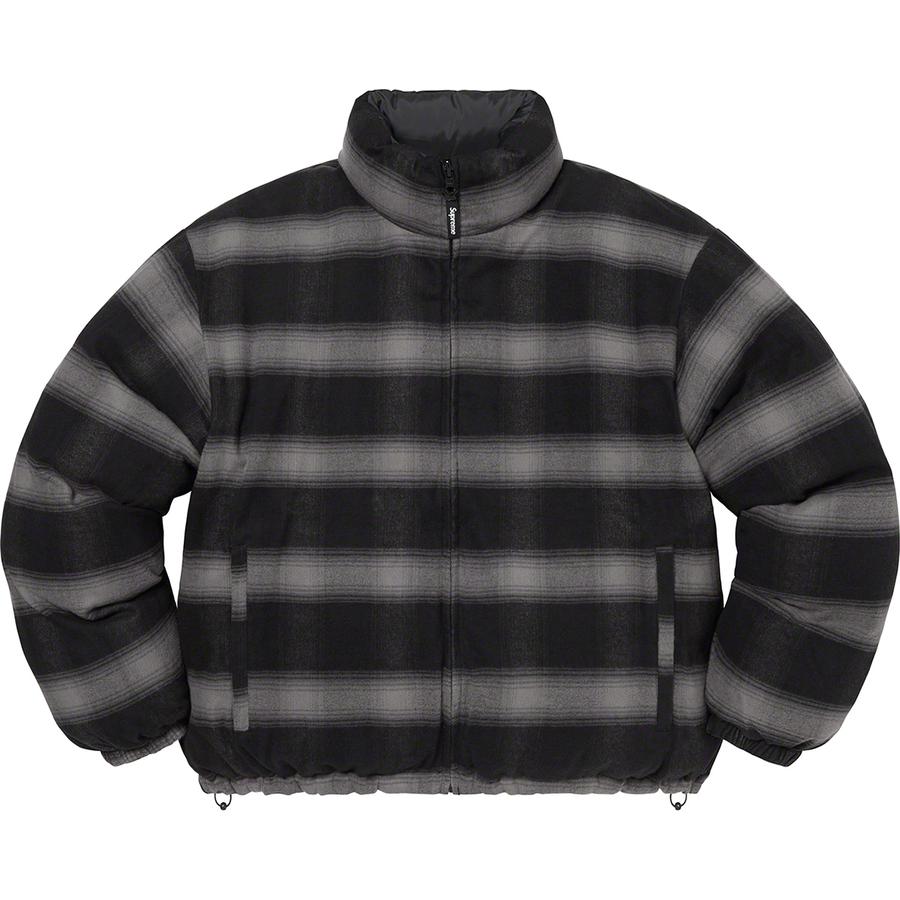 Details on Flannel Reversible Puffer Jacket  from fall winter
                                                    2022 (Price is $298)