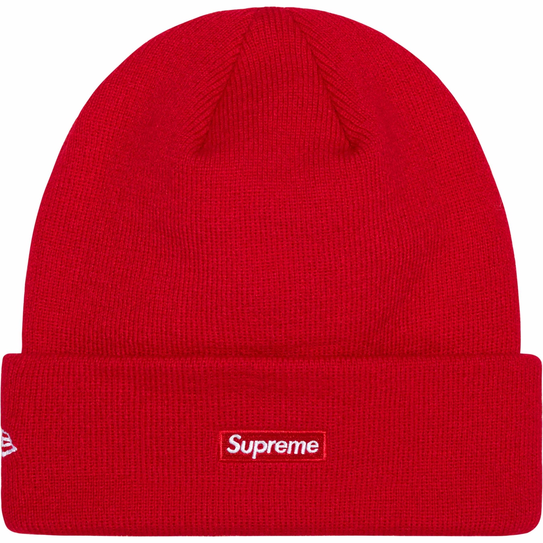 Details on New Era S Logo Beanie Red from fall winter
                                                    2023 (Price is $40)