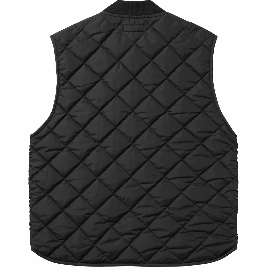 Details on Pins Quilted Work Vest Black from fall winter
                                                    2023 (Price is $388)