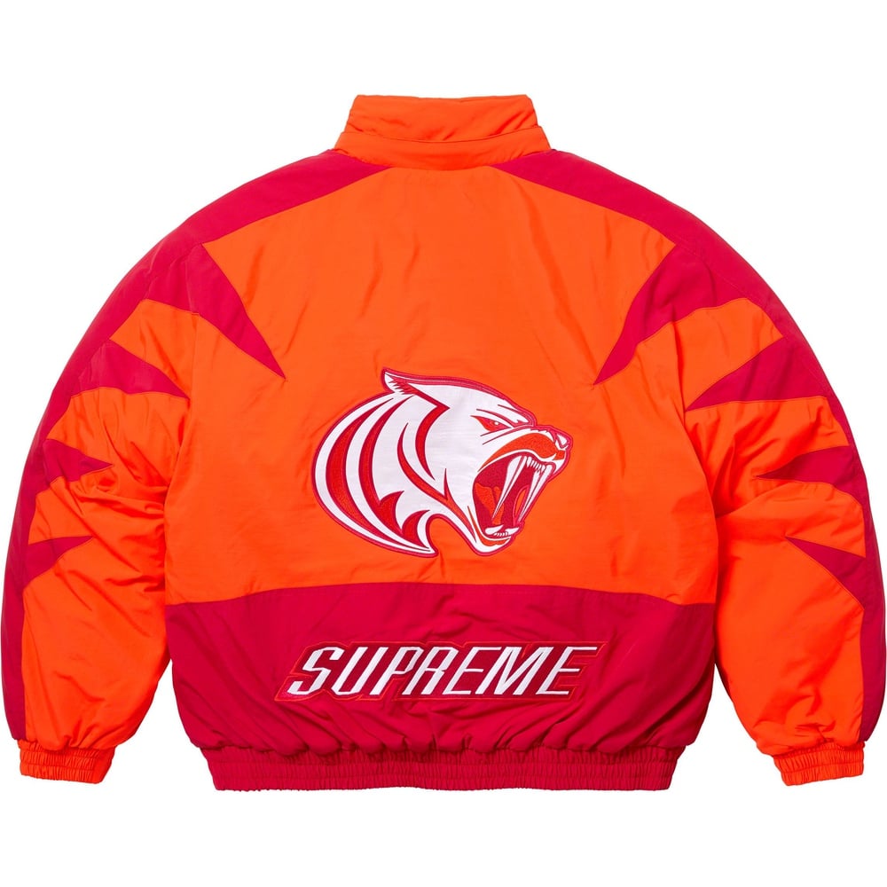 Details on Wildcat Sideline Puffer Jacket  from fall winter
                                                    2023 (Price is $248)