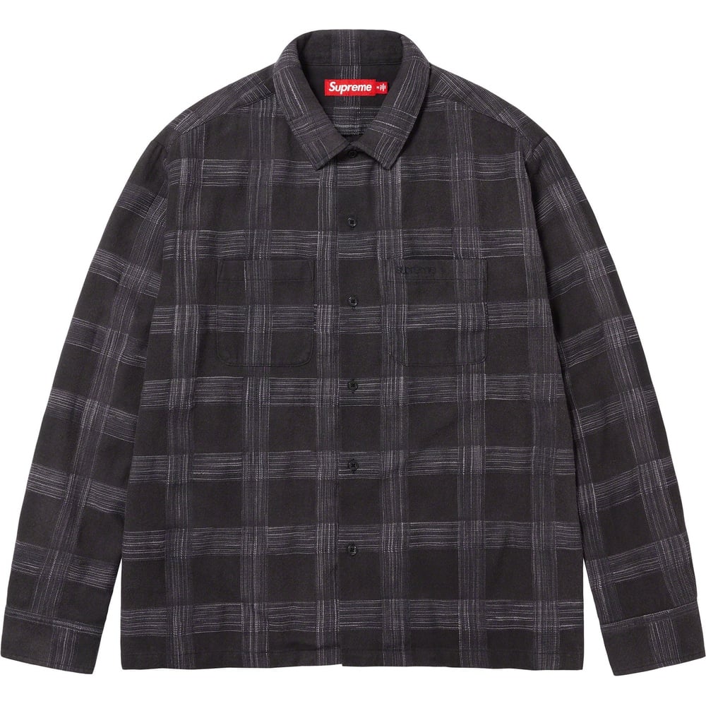 Details on Woven Plaid Shirt  from fall winter
                                                    2023 (Price is $138)