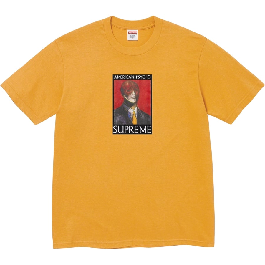 Details on American Psycho Tee from fall winter
                                            2023 (Price is $48)