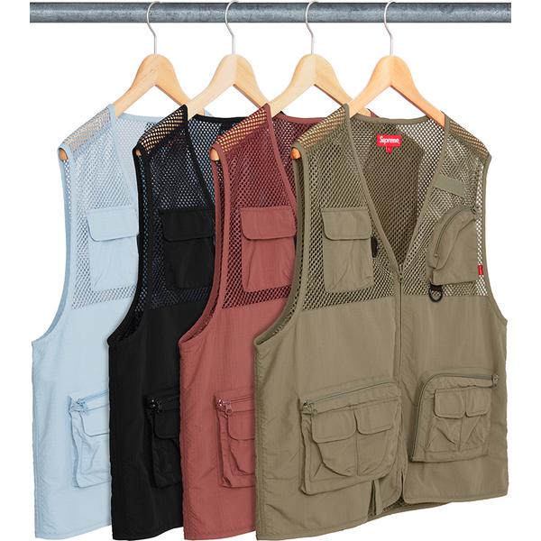 Details on Mesh Cargo Vest from spring summer
                                            2018 (Price is $158)