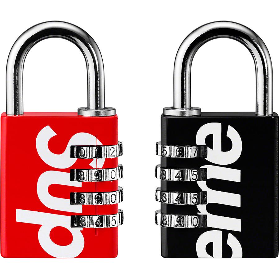 Details on Supreme Master Lock Numeric Combination Lock from spring summer
                                            2019 (Price is $38)