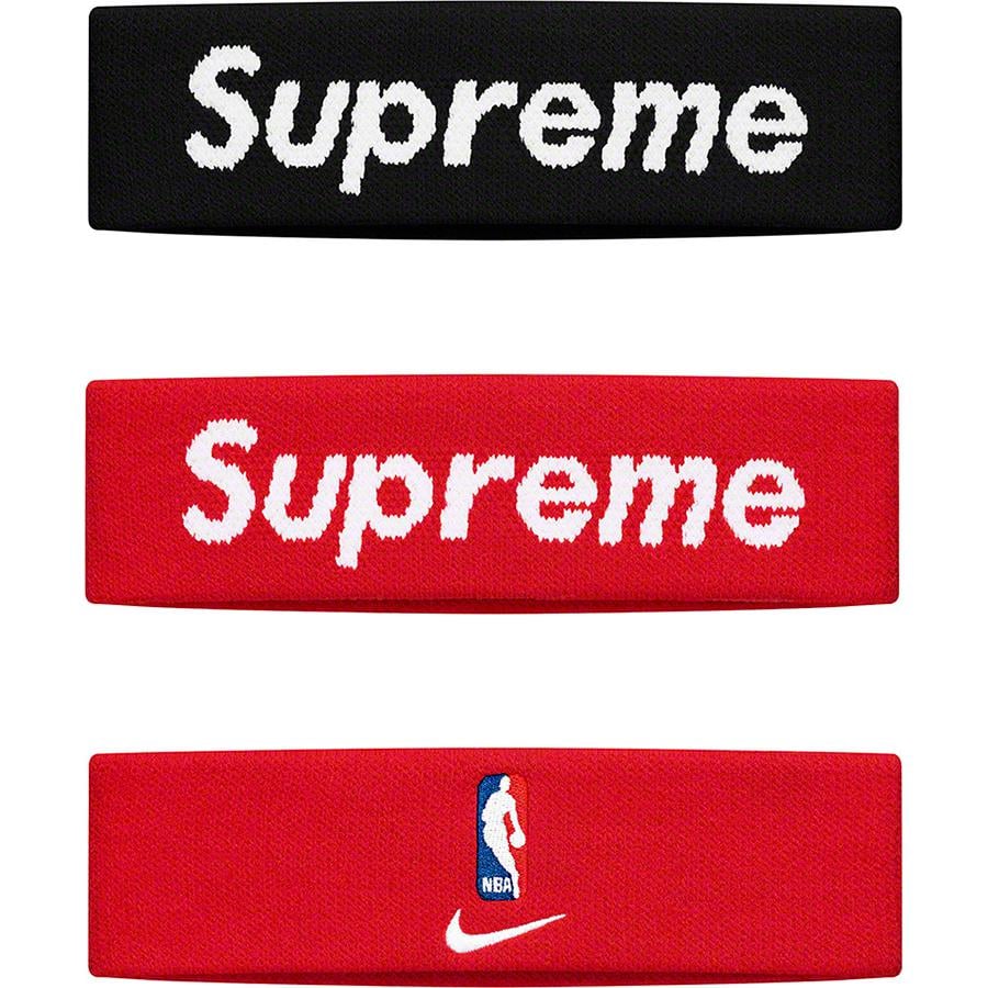 Details on Supreme Nike NBA Headband from spring summer
                                            2019 (Price is $30)