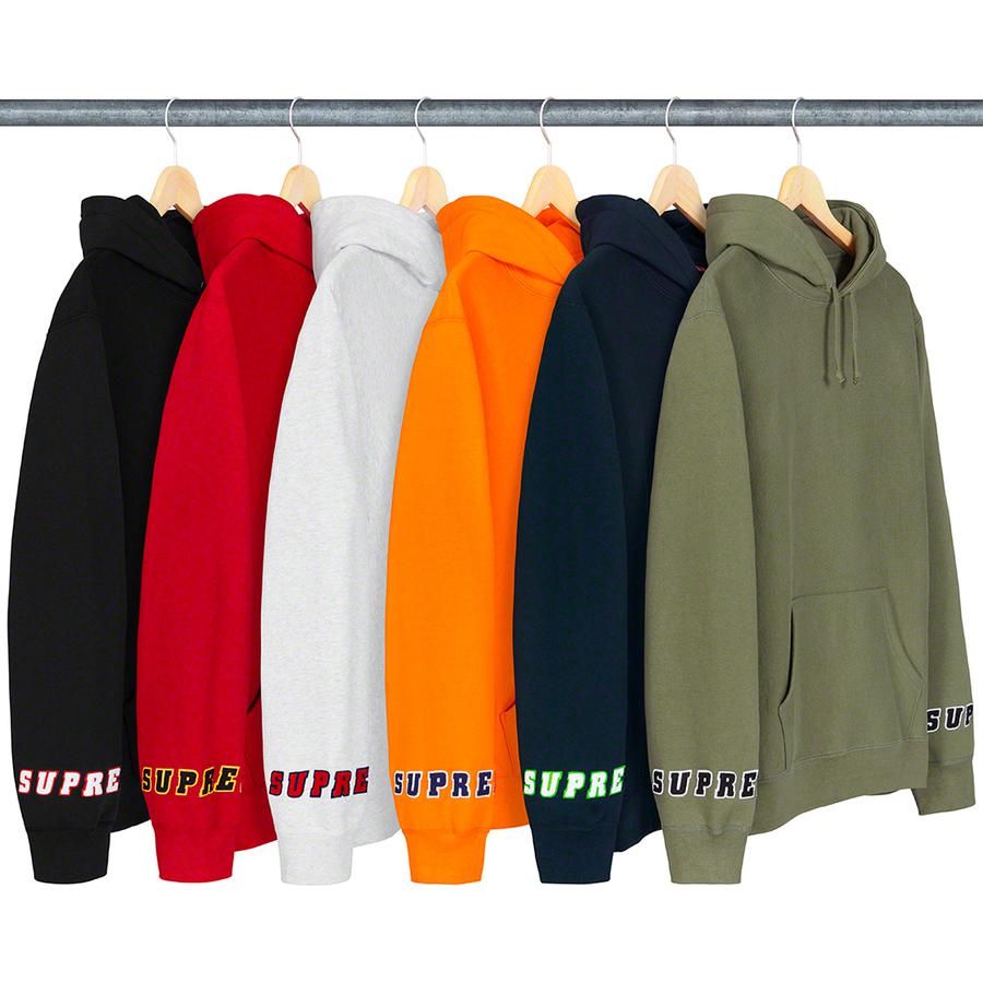 Details on Wrist Logo Hooded Sweatshirt from spring summer
                                            2019 (Price is $158)