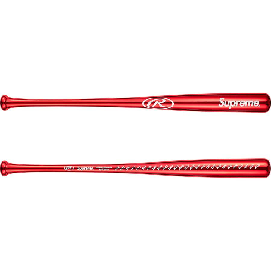 Details on Supreme Rawlings Chrome Maple Wood Baseball Bat from spring summer
                                            2021 (Price is $248)