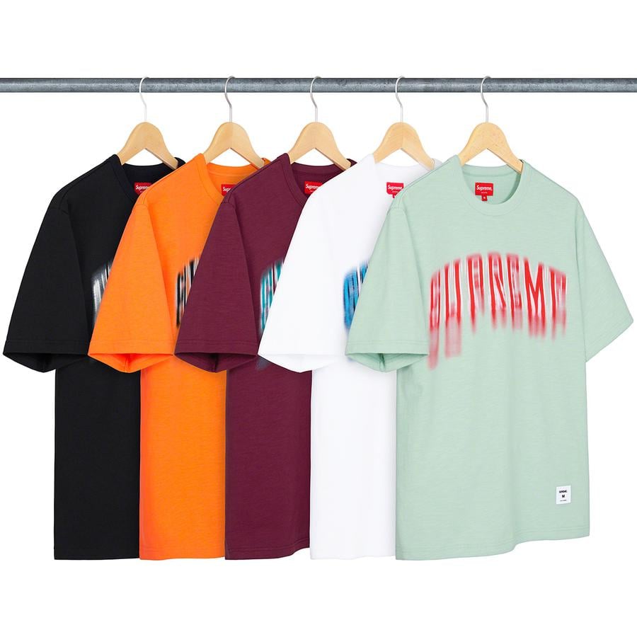 Supreme Blurred Arc S S Top for spring summer 21 season