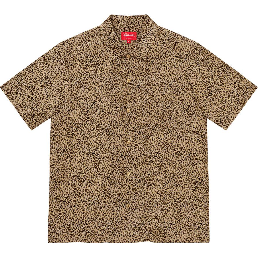 Details on Leopard Silk S S Shirt  from spring summer
                                                    2022 (Price is $158)