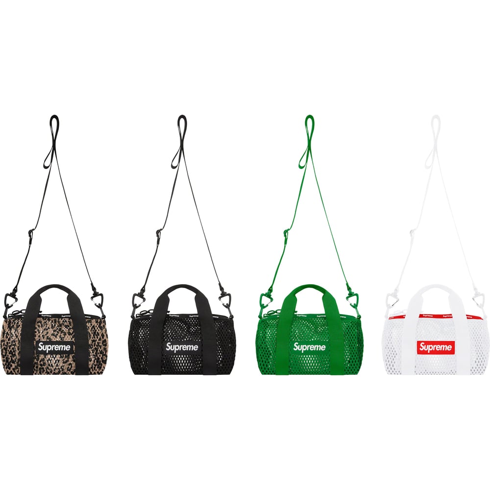 Details on Mesh Mini Duffle Bag from spring summer
                                            2023 (Price is $48)