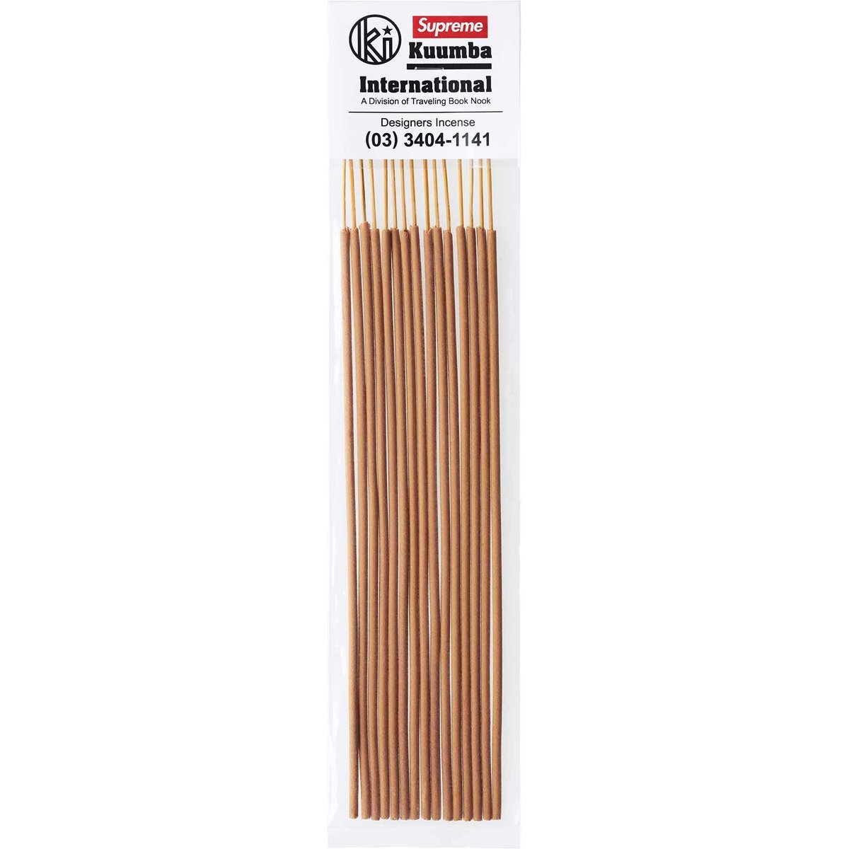 Details on Supreme Kuumba Incense (Pack of 15) from spring summer
                                            2024 (Price is $18)