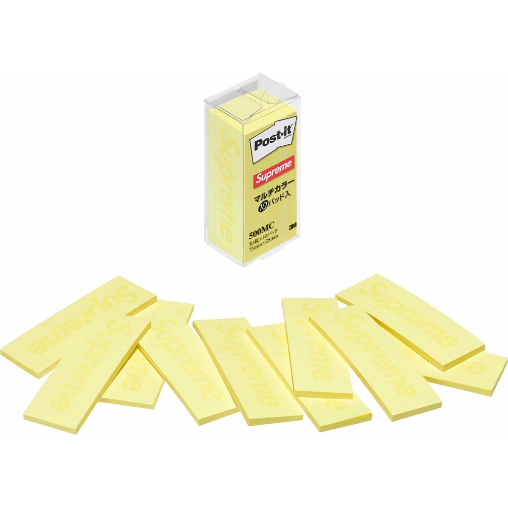 Details on Supreme Post-its  from spring summer
                                                    2024