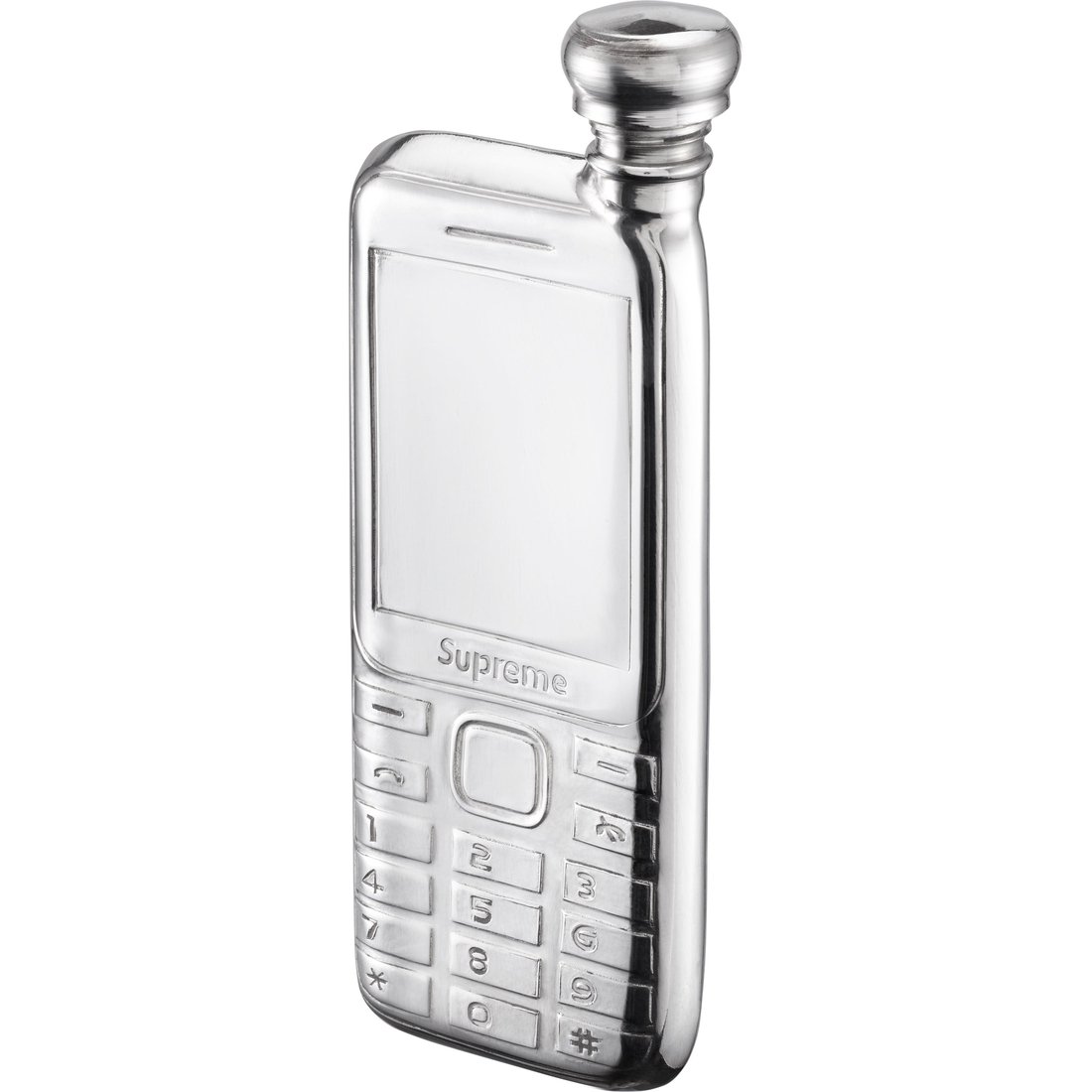 Details on Burner Phone Pewter Flask Silver from spring summer
                                                    2024 (Price is $118)