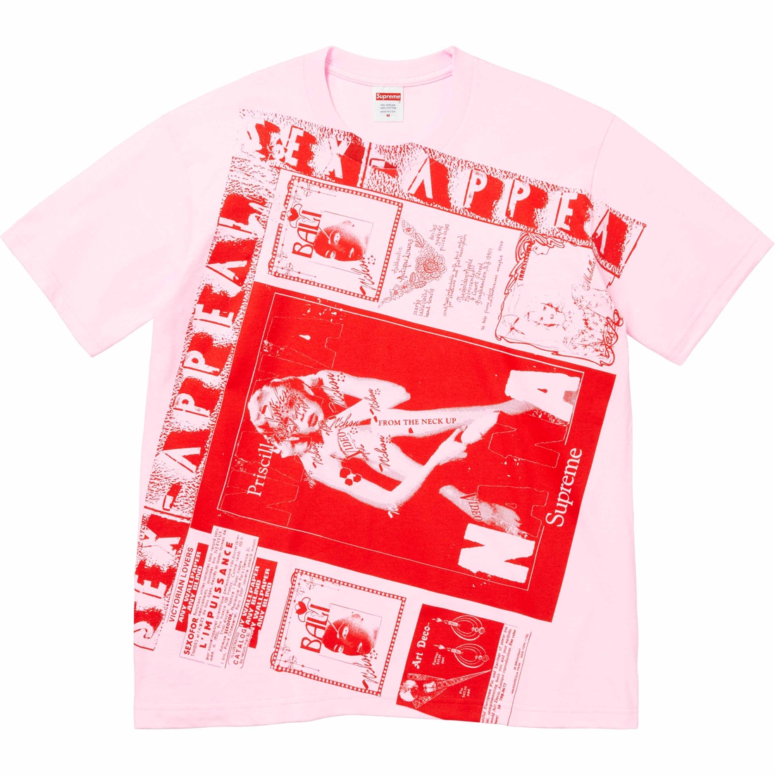 Details on Collage Tee Light Pink from spring summer
                                                    2024 (Price is $40)