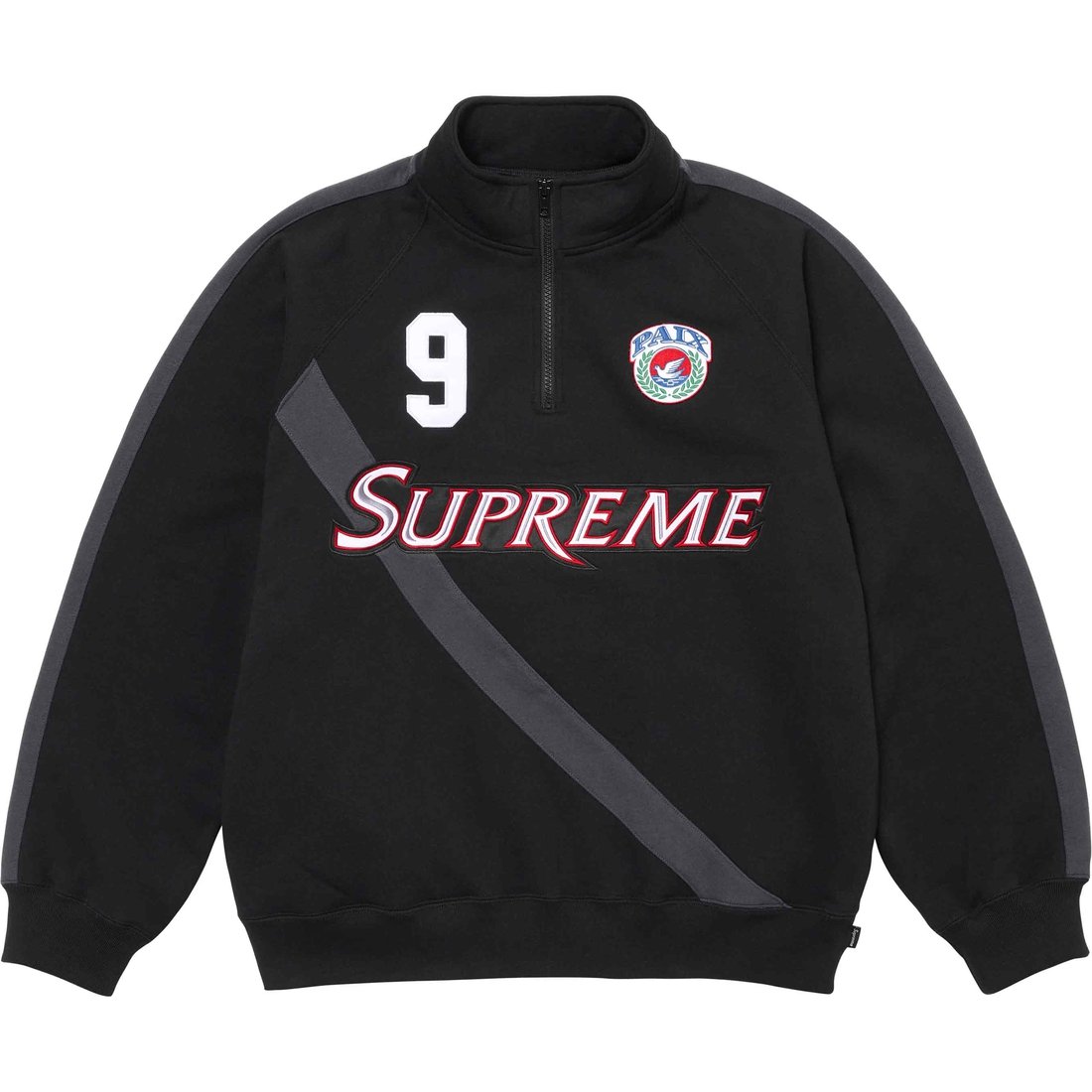 Details on Equipé Half Zip Sweatshirt Black from spring summer
                                                    2024 (Price is $168)