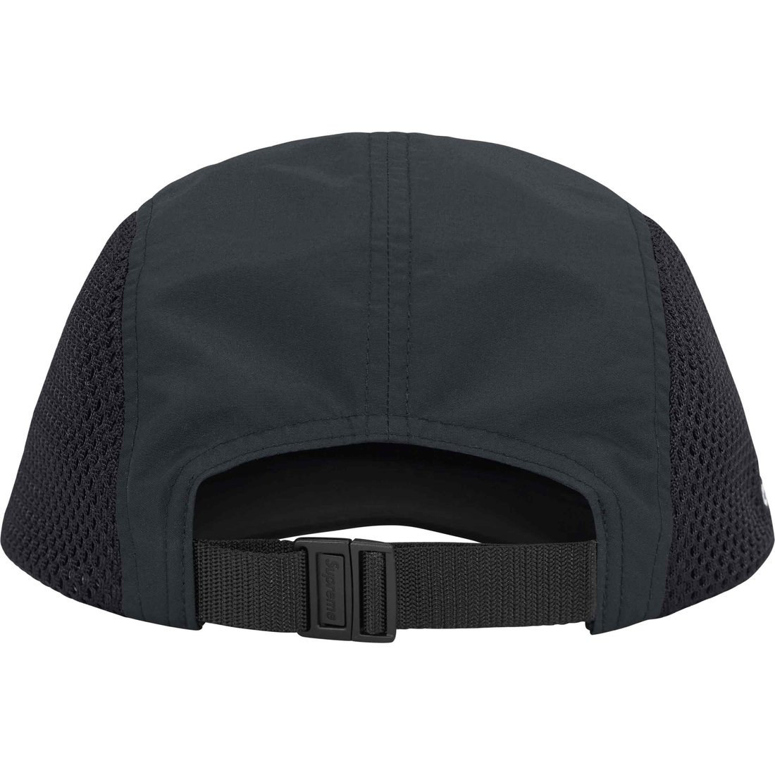 Details on Mesh Side Panel Camp Cap Black from spring summer
                                                    2024 (Price is $48)