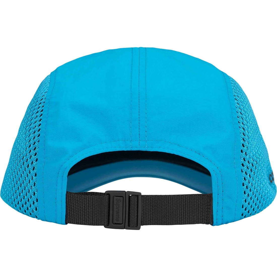 Details on Mesh Side Panel Camp Cap Cyan from spring summer
                                                    2024 (Price is $48)