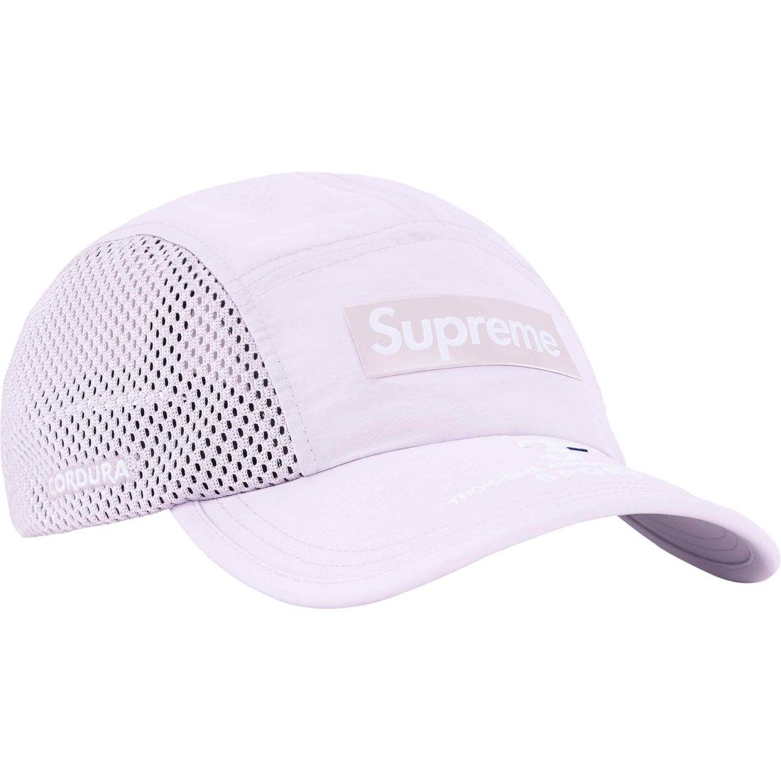 Details on Mesh Side Panel Camp Cap Lavender from spring summer
                                                    2024 (Price is $48)