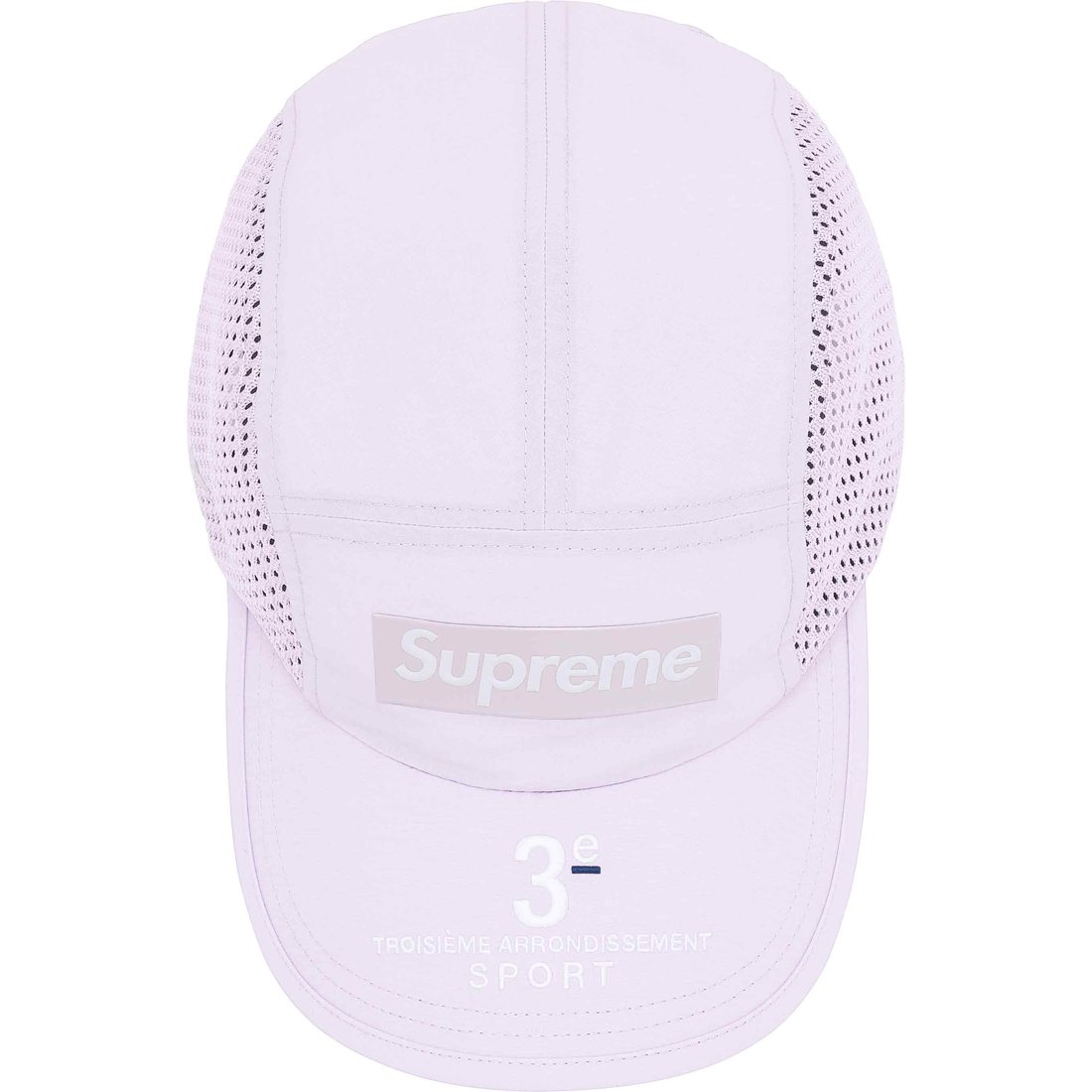 Details on Mesh Side Panel Camp Cap Lavender from spring summer
                                                    2024 (Price is $48)