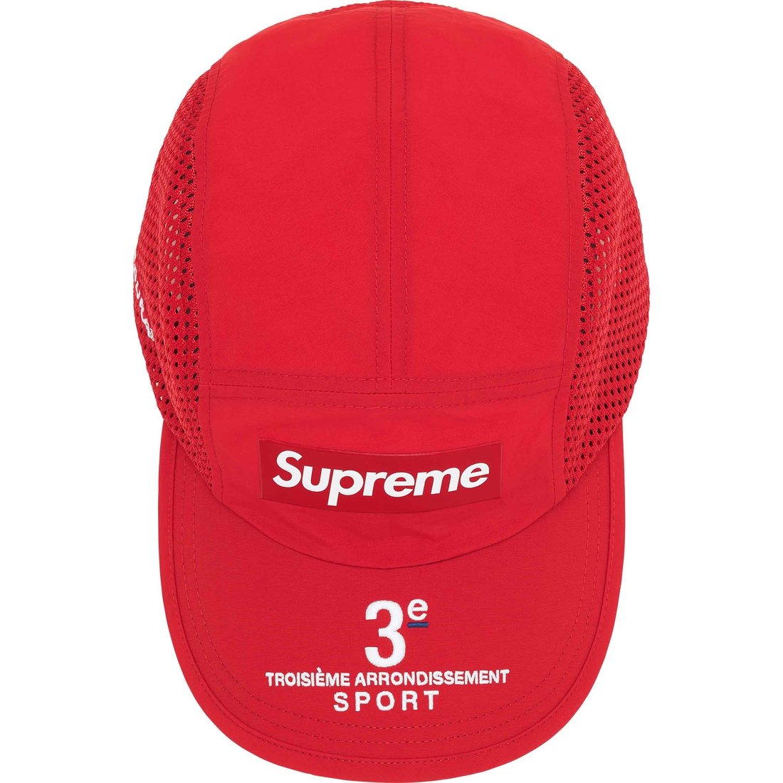 Details on Mesh Side Panel Camp Cap Red from spring summer
                                                    2024 (Price is $48)