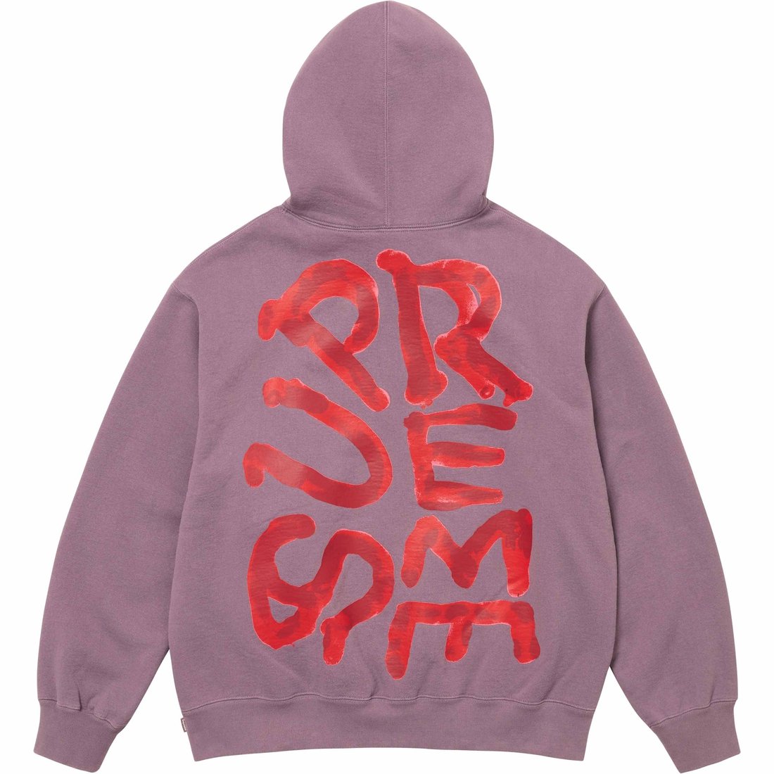 Details on Paint Hooded Sweatshirt Dusty Purple from spring summer
                                                    2024 (Price is $168)