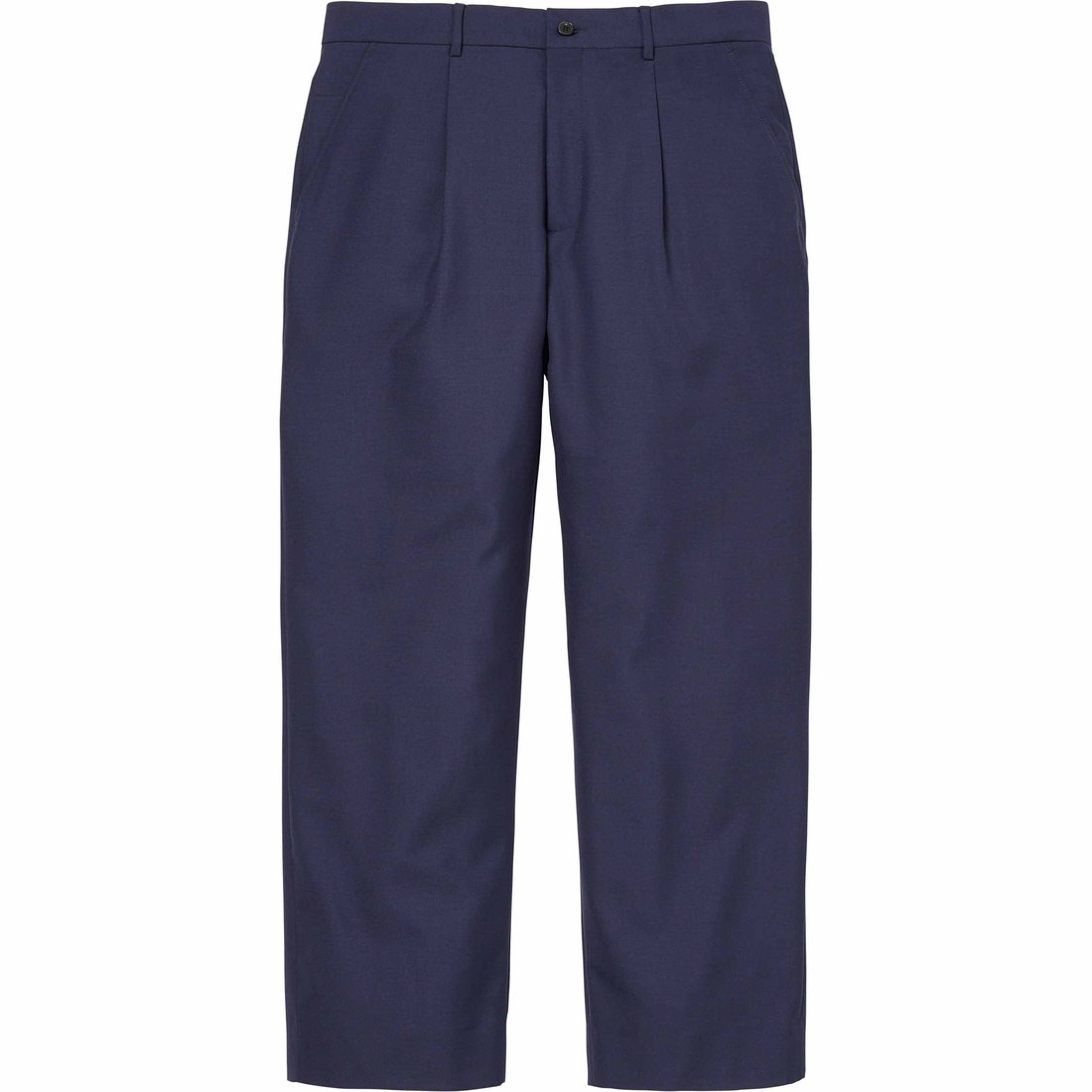 Details on Pleated Trouser Navy from spring summer
                                                    2024 (Price is $168)